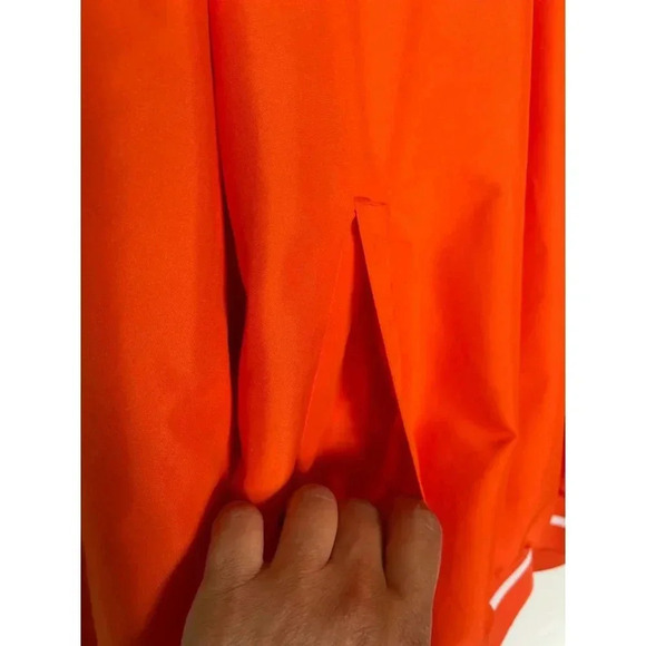 NFL Mens Pullover Long Sleeve V Neck Super Bowl Athletic Light Jacket Orange XL - Picture 6 of 9
